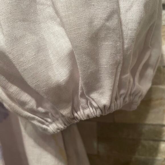 Zimmermann 2, US 6 Crush Buttoned Mini Dress | Lilac Floral Linen 2025 NWOT $950 - Picture 8 of 10